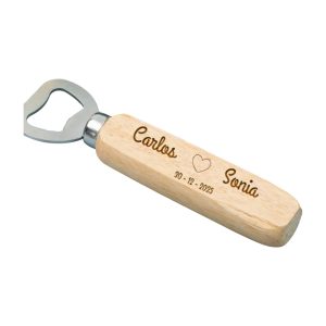 Abridor de Madera Clásico Bodas